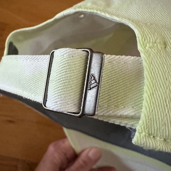 Adidas Color Wash Cap Hat Lime Green White Gray Womens - Picture 7 of 11